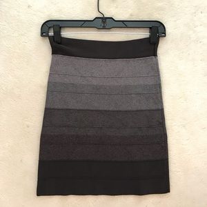 BCBG ombré bandage skirt